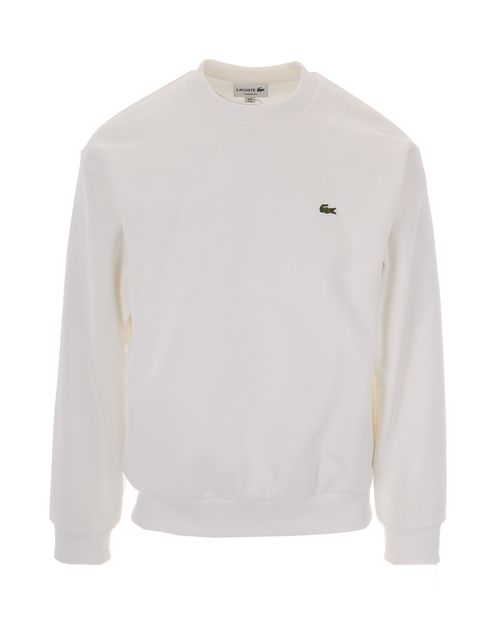 Cotton Fleece Sweatshirt — White