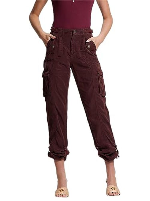 GUESS Women's Nessi Cargo Coachwhip Multi