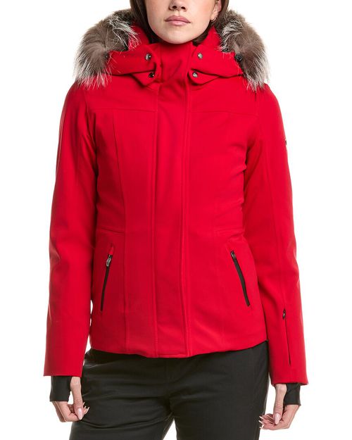 Fur-Trim Down Ski Jacket