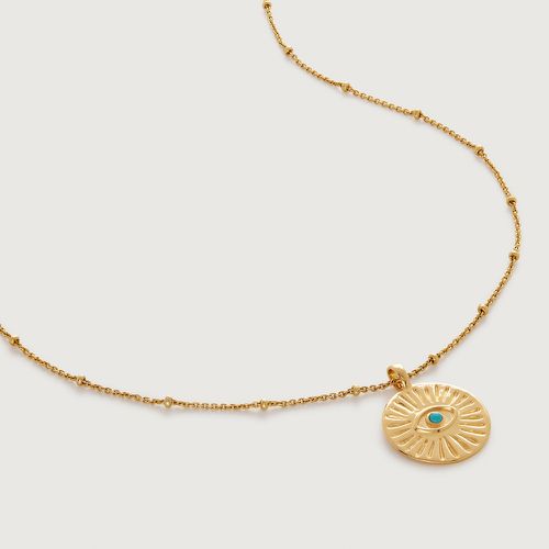 Talisman Evil Eye Fine Beaded Chain Necklace