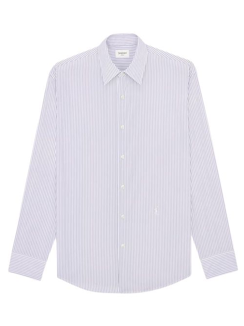 CASSANDRE Shirt in Striped Cotton Poplin