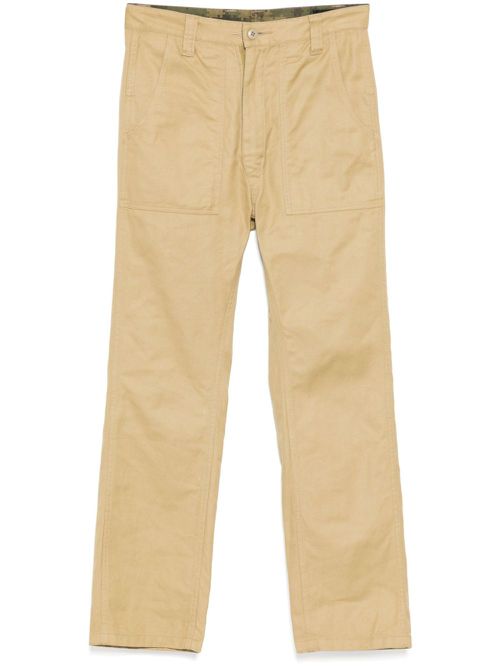 Straight-leg trousers - Brown