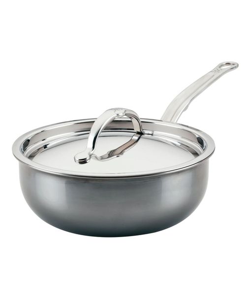ProBond Clad Stainless Steel 2-Quart Covered Saucier - Stainless Steel