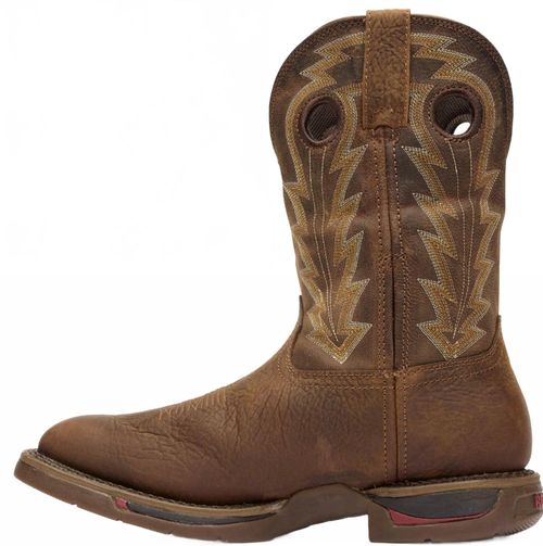 Men's Long Range 11" Waterproof Western Boot In Brown