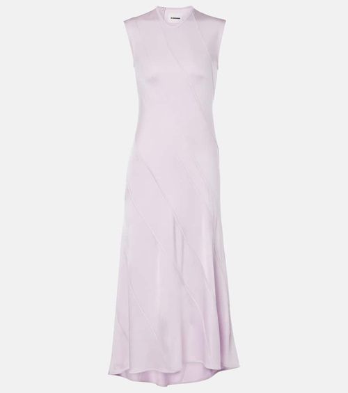 Asymmetric midi dress