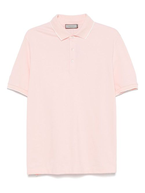 Canali piqué polo shirt - Pink