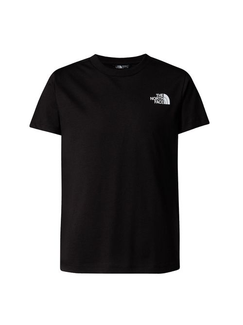 Teen Box Regular Short Sleeves Tee White in Tnf White, Size 10