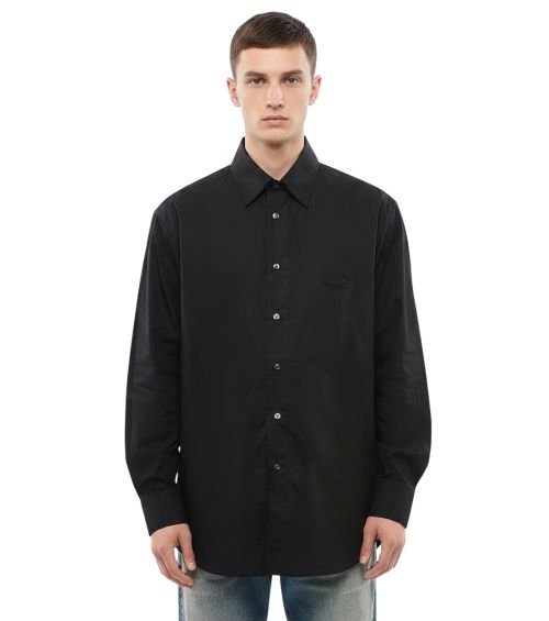 Black Relaxed Logo Shirt