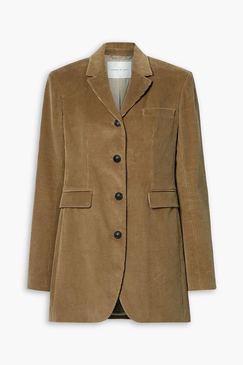 Aliyah cotton-corduroy blazer - Neutral - IT 40
