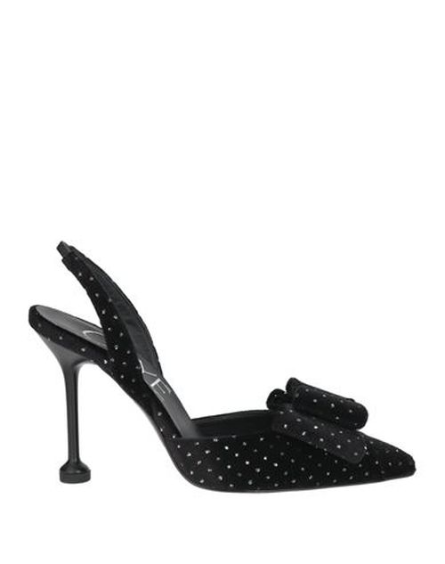 Ovyé Playlist Woman Pumps Black Size 7 Leather, Textile fibers