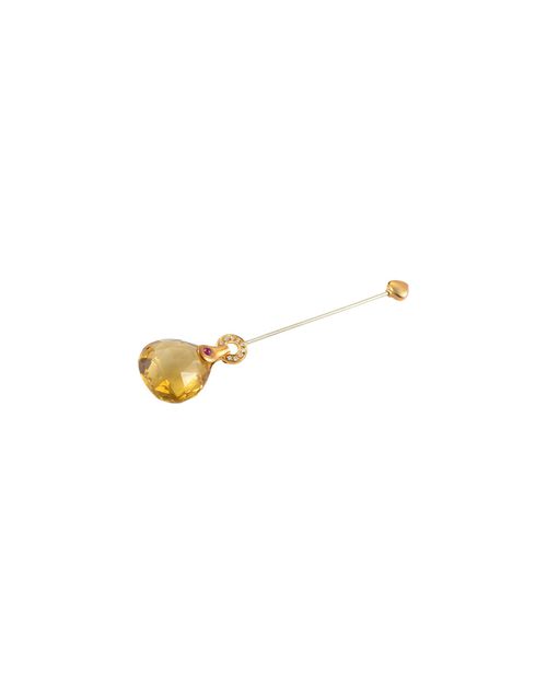Antonini 18K Diamond & Gemstone Pin (Authentic Pre-Owned)