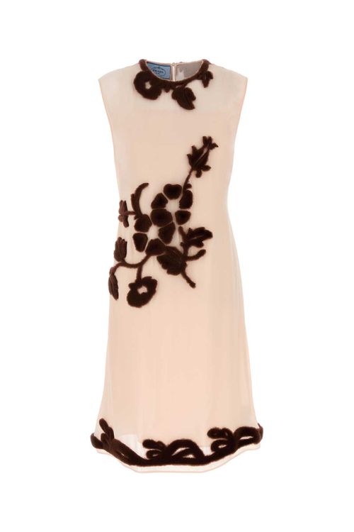 Ivory Georgette Dress