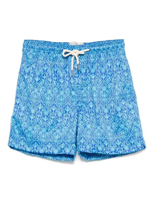 Patterned swim shorts - Blue