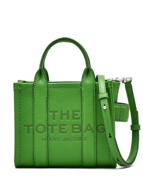 The Mini Leather tote - Green