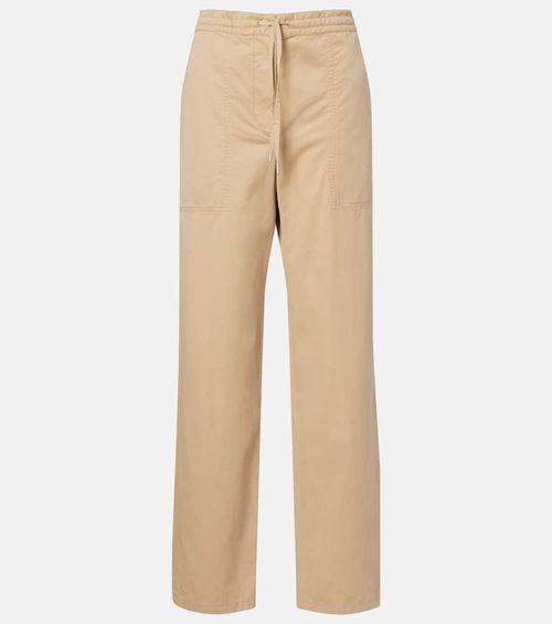 Mende cotton and cashmere wide-leg pants