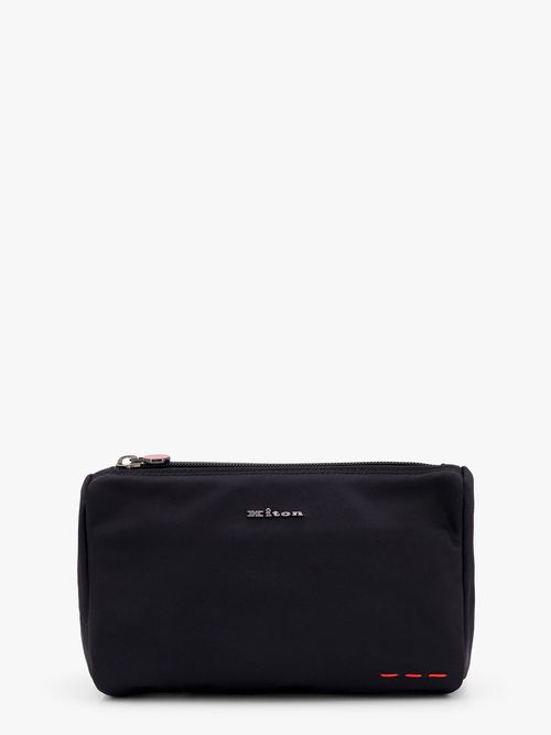 Kiton Ciro Paone Nylon Beauty Case With Metal Logo