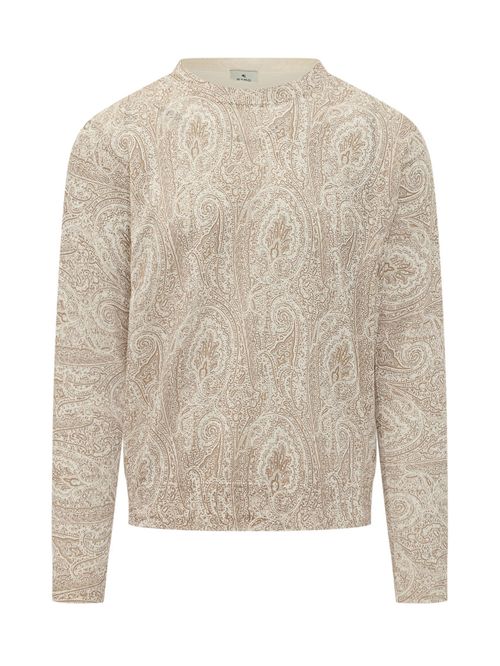 Beige Paisley Sweaters