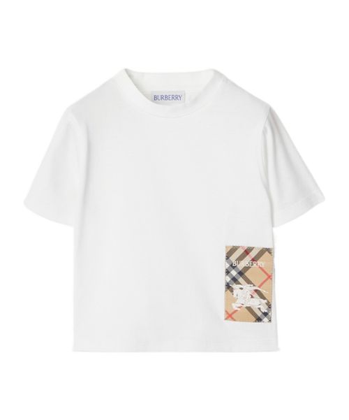 Check cotton T-shirt