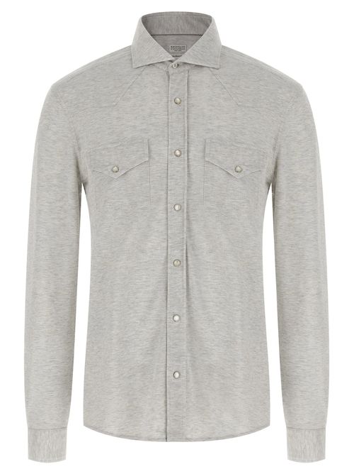 Piqué Cotton Shirt