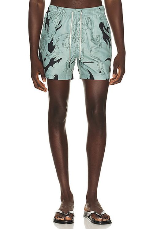 OAS Guardo Swim Shorts in Green - Mint. M also in S, L, XL/1X
