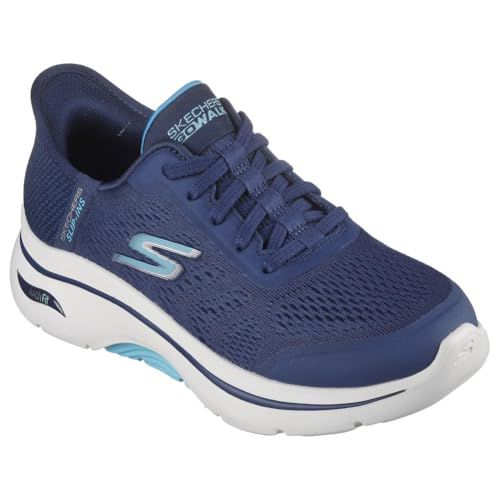 Skechers Women's Go Walk Arch Fit 2.0 Valencia Hands Free Slip-Ins Sneaker