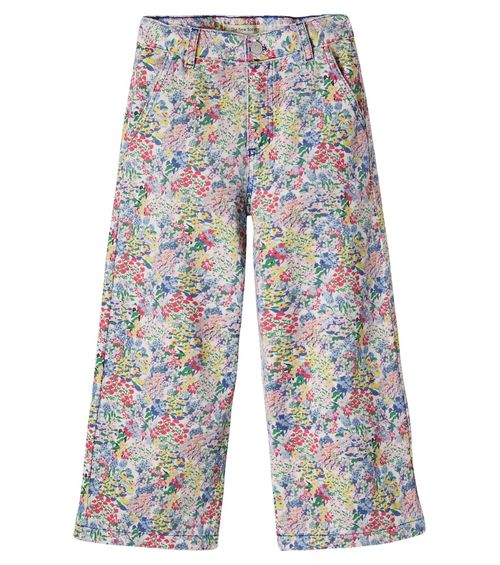 Floral jeans