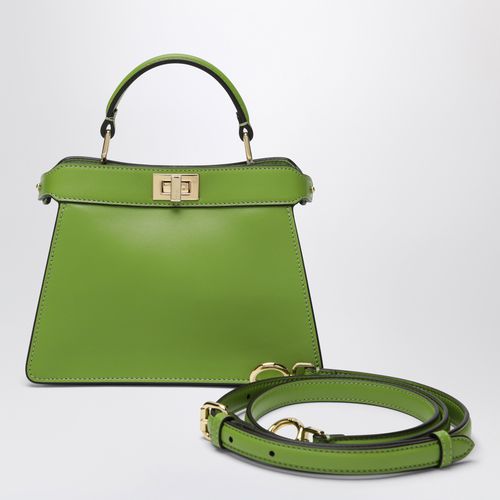 Fendi Peekaboo Iseeu Petite Bag In Green Forest Leather