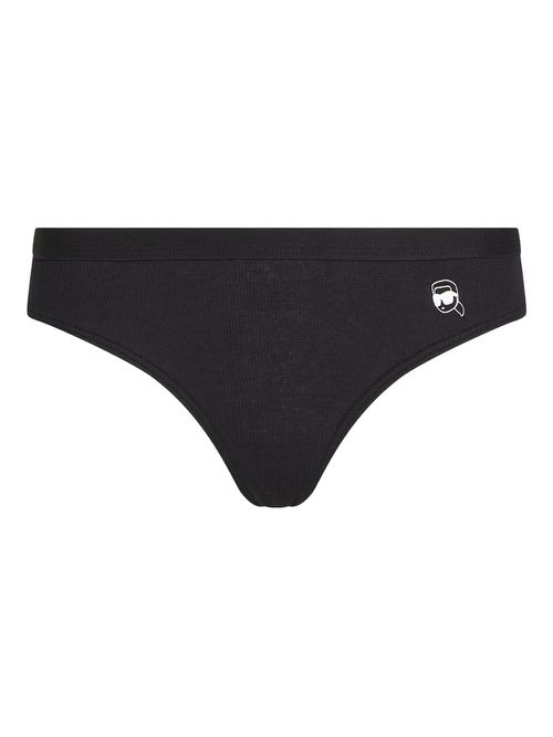 Karl Lagerfeld Ikon ribbed briefs - Black