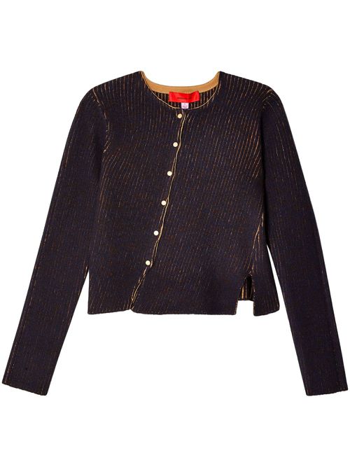 Starling ribbed cardigan - Red