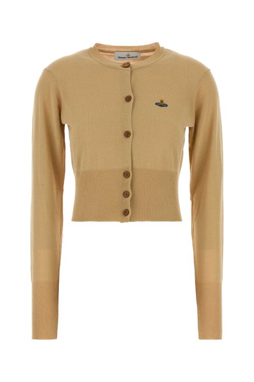 Camel Cotton Bea Cardigan
