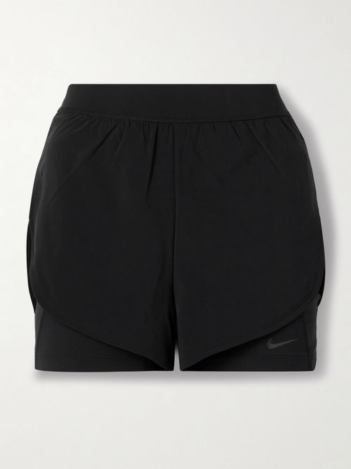 Universa Layered Dri-fit Shorts - Black