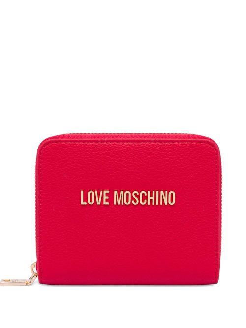 Logo-lettering wallet - Red