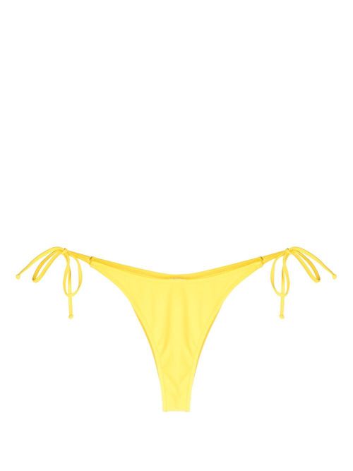 Logo-patch bikini bottoms - Yellow