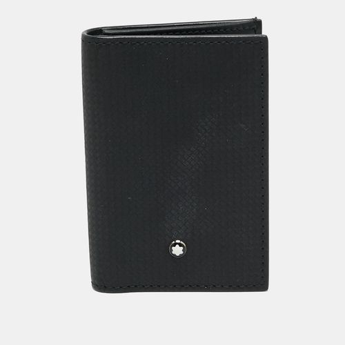 Montblanc Extreme Black Leather Business Card Holder