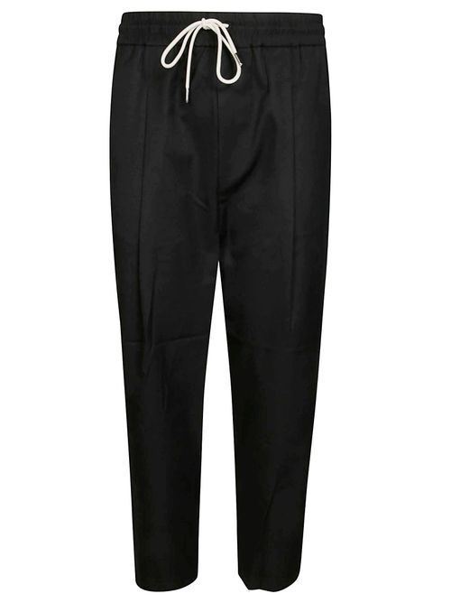 Draped Cropped Trousers for Men
