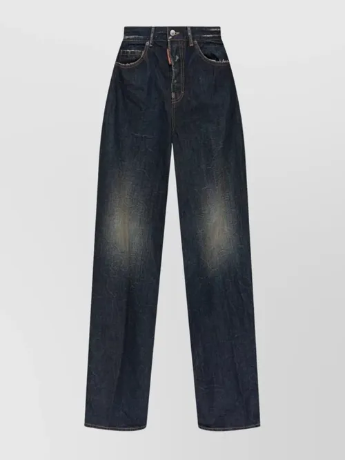 Dsquared2 - wide-leg five-pocket traveller jean