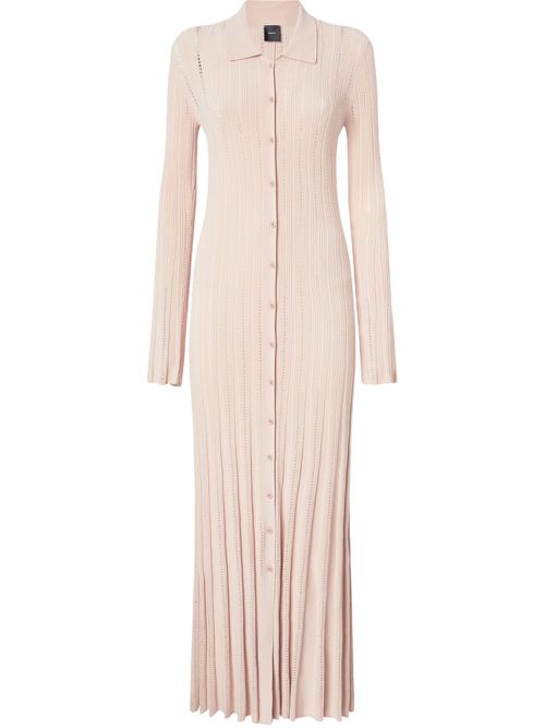 PINKO perforated dress - Neutrals