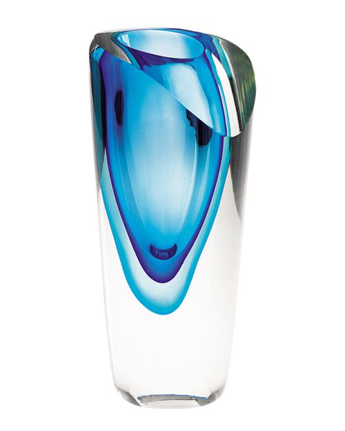 Azure Murano Style Vase