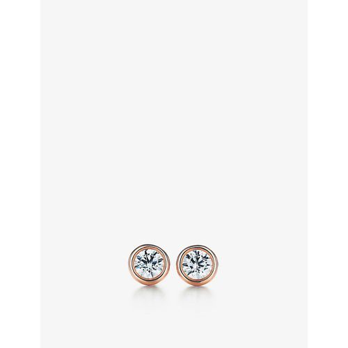 Diamonds by the Yard® Diamond and 18ct Rose-gold Stud Earrings