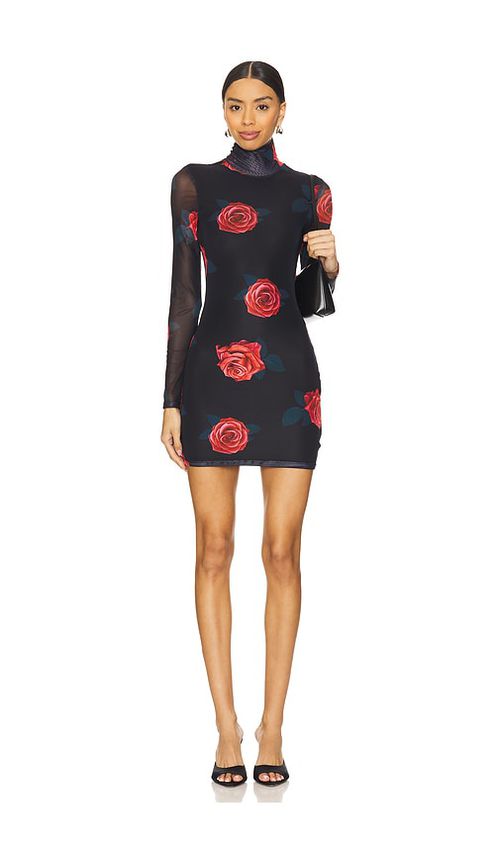 Superdown Liora Mini Dress in Black.  XS. Also in