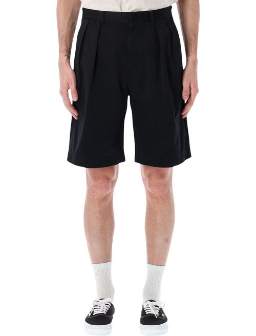 Double Pleated Tailored Chino Shorts