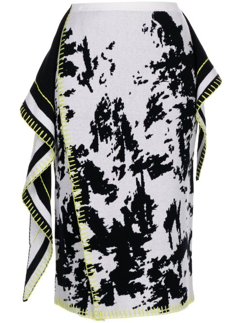 X Beyond the Radar knitted skirt - White