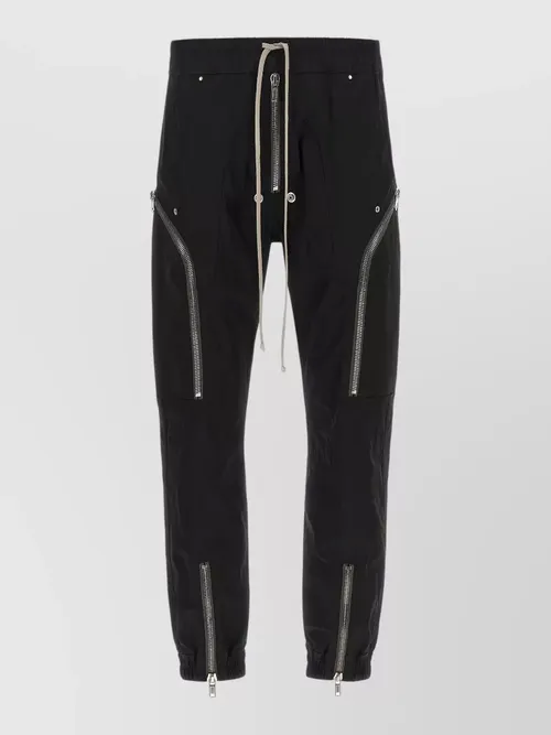 Rick Owens - heizer cargo pants elastic waist zipper