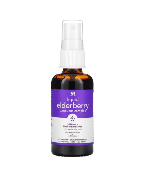 Liquid Elderberry Sambucus Complex Liquid Spray, 1,040 mg, 2 fl oz (60 ml)