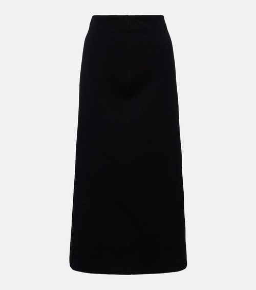 Cadmio cotton-blend midi skirt