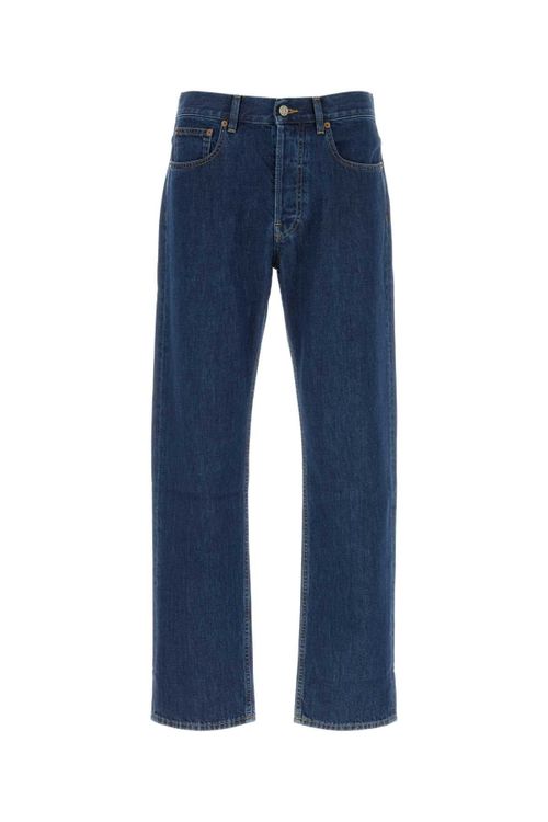 Classic Straight-Leg Denim Jeans — Blue