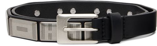 Black & Silver Buffalo Studs 20 Belt