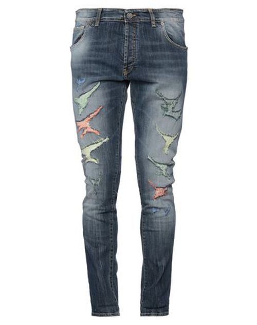 Patriòt Man Jeans Blue Size 30 Cotton, Elastane