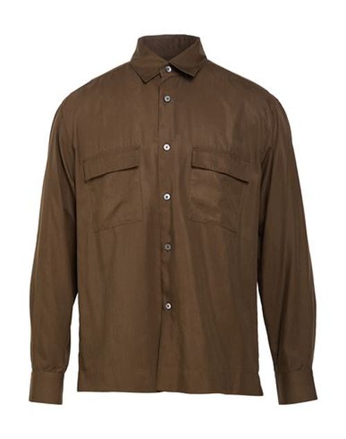 Man Shirt Khaki Size 15 ½ Lyocell