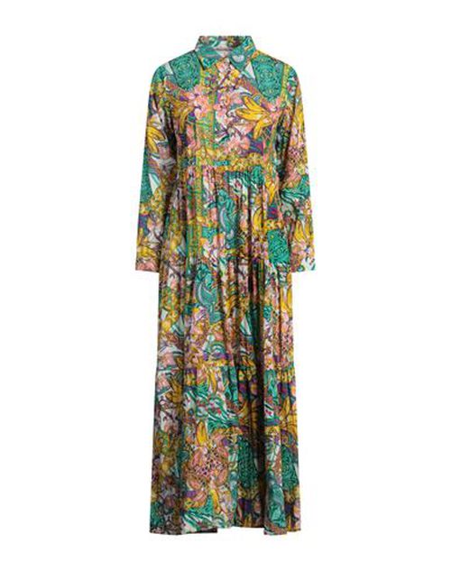Woman Maxi dress Green Size M Cotton
